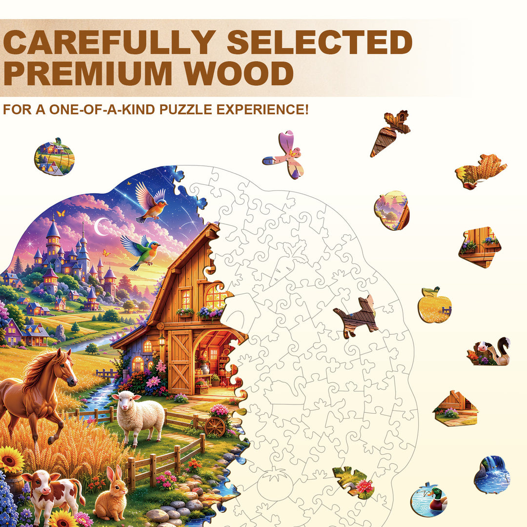 Magic Meadow Wooden Jigsaw Puzzle