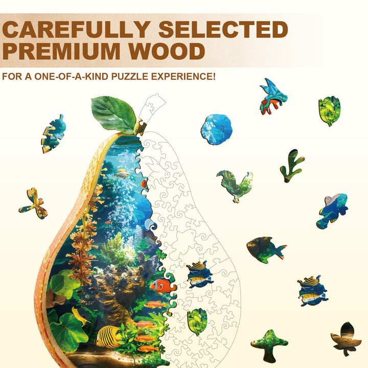 Ocean Inside Wooden Jigsaw Puzzle