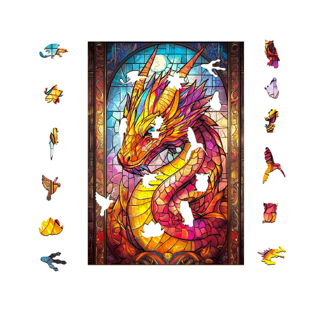 Puzzle en bois Dragon