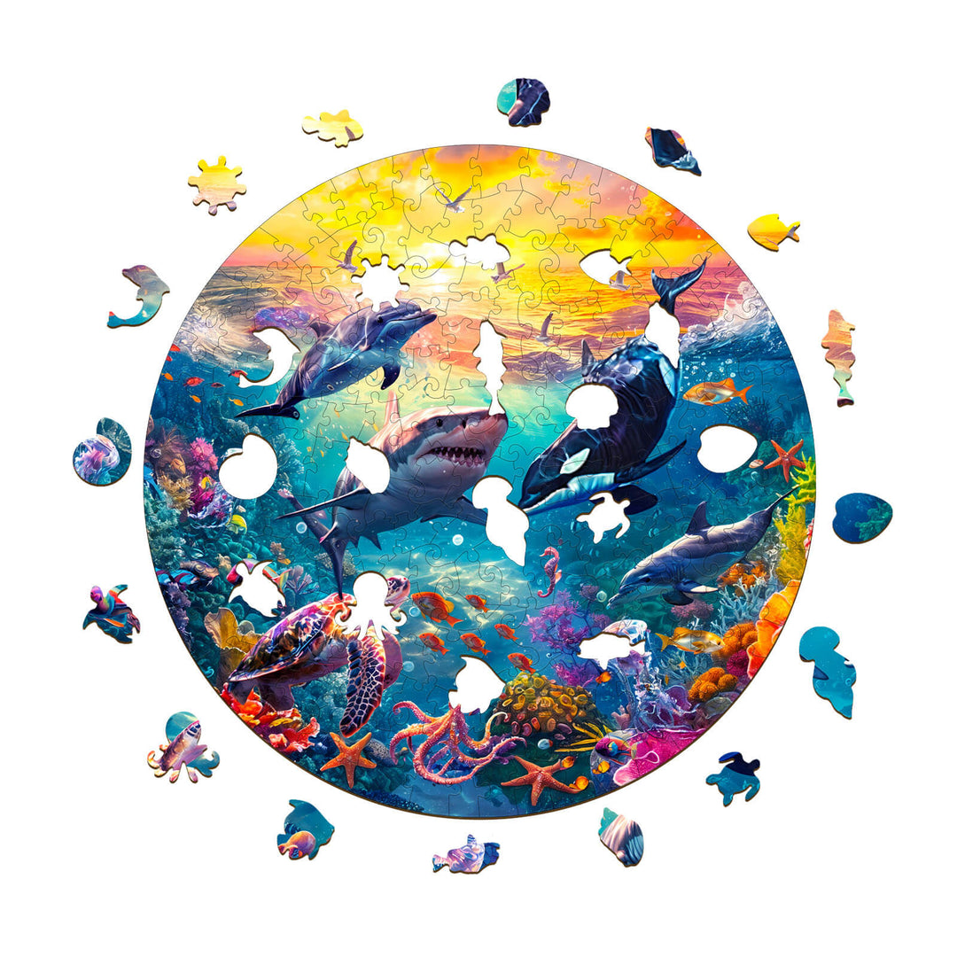 Underwater World Wooden Jigsaw Puzzle