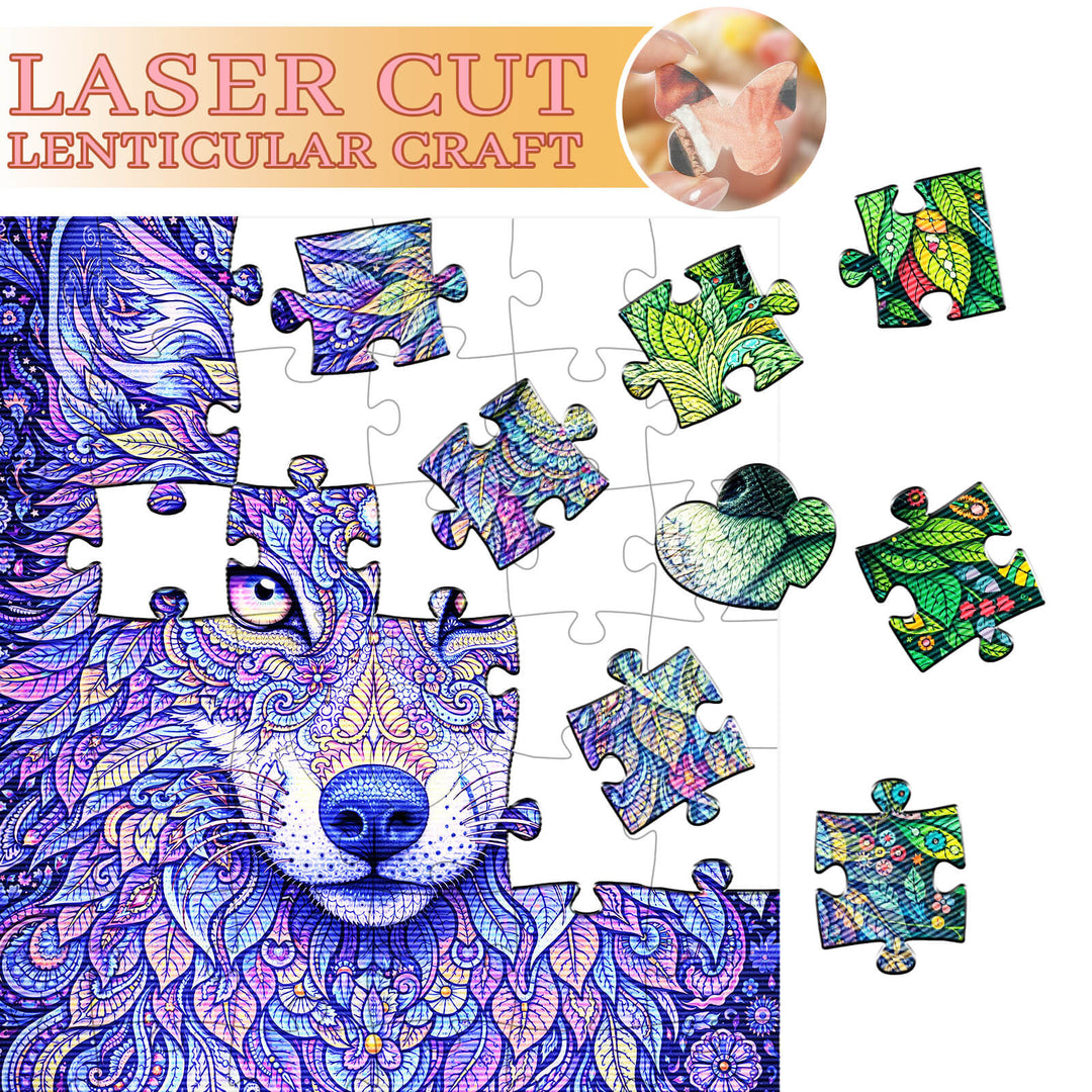 The Wolf Within - Morphing Lenticular Puzzle