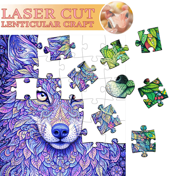 The Wolf Within - Morphing Lenticular Puzzle