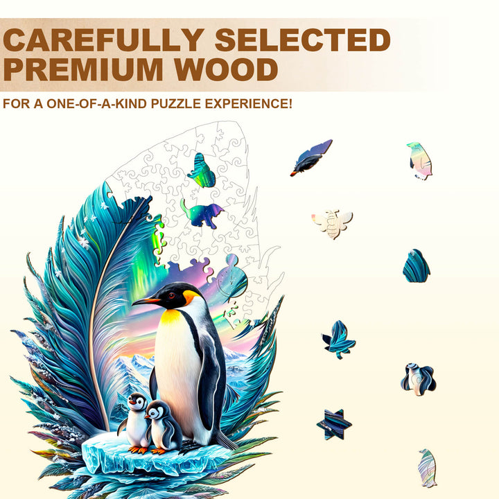 Aurora penguins Jigsaw Puzzle