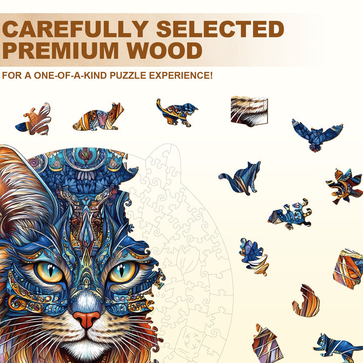 Royal Whiskers Wooden Jigsaw Puzzle