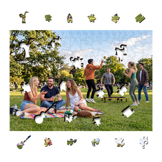 Personalisierte Foto Holzpuzzle - Freundschaftsthema