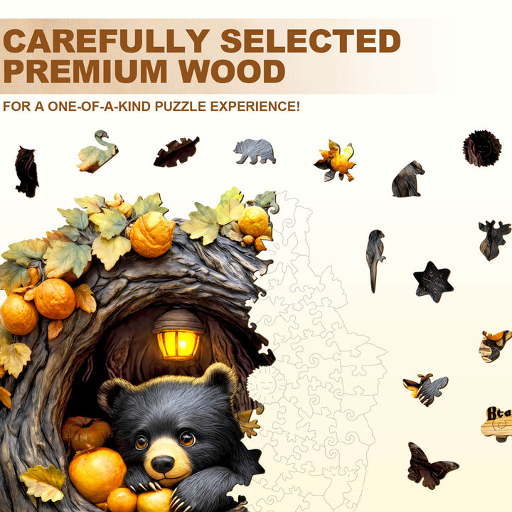 Puzzle en bois Orange Bear