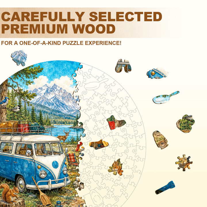 Forest Escape  Wooden Jigsaw Puzzle