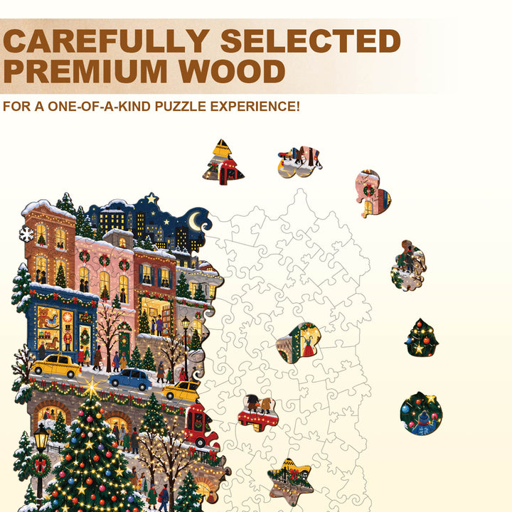 Christmas Corner Wooden Jigsaw Puzzle