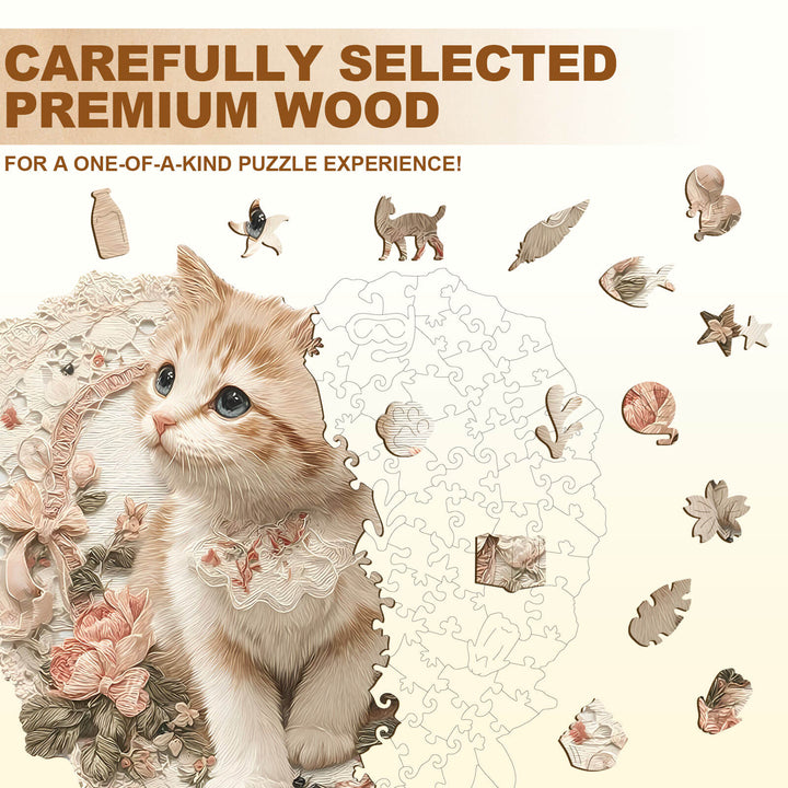 Lace Whispers Wooden Jigsaw Puzzle