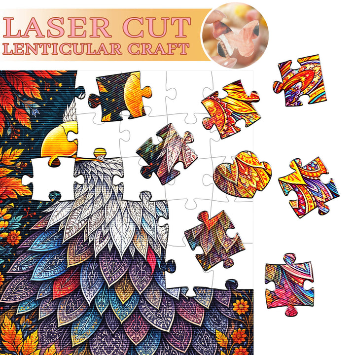 The Eagle Within - Morphing Lenticular Puzzle