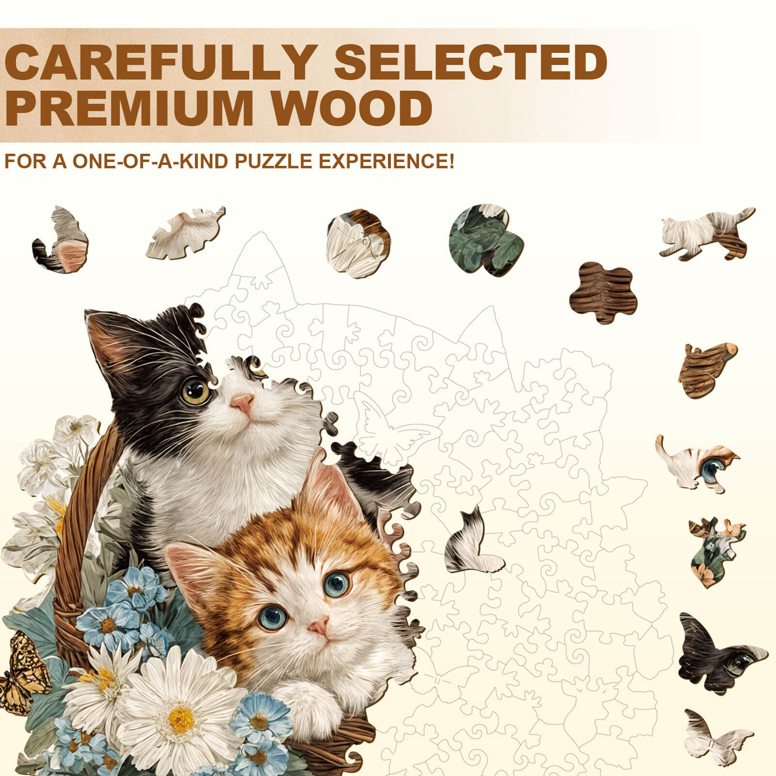 Blossom Nest Wooden Jigsaw Puzzle