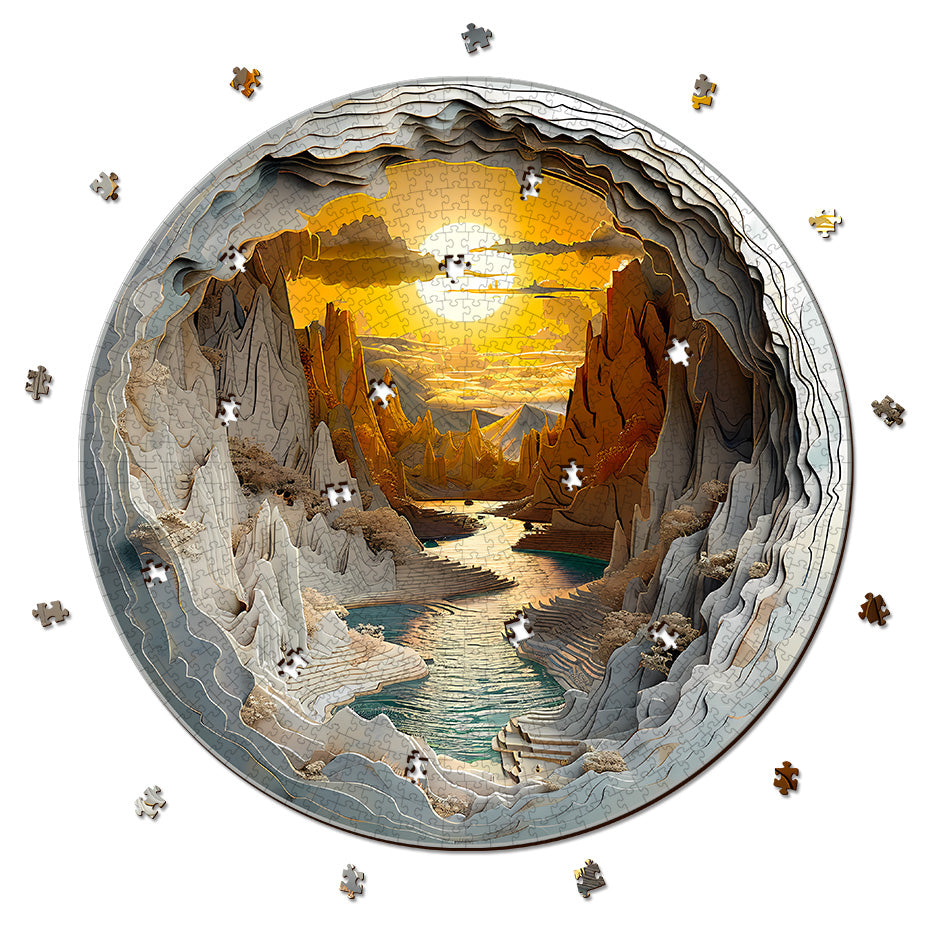Inside The Cave-1 1000 Piece Puzzle
