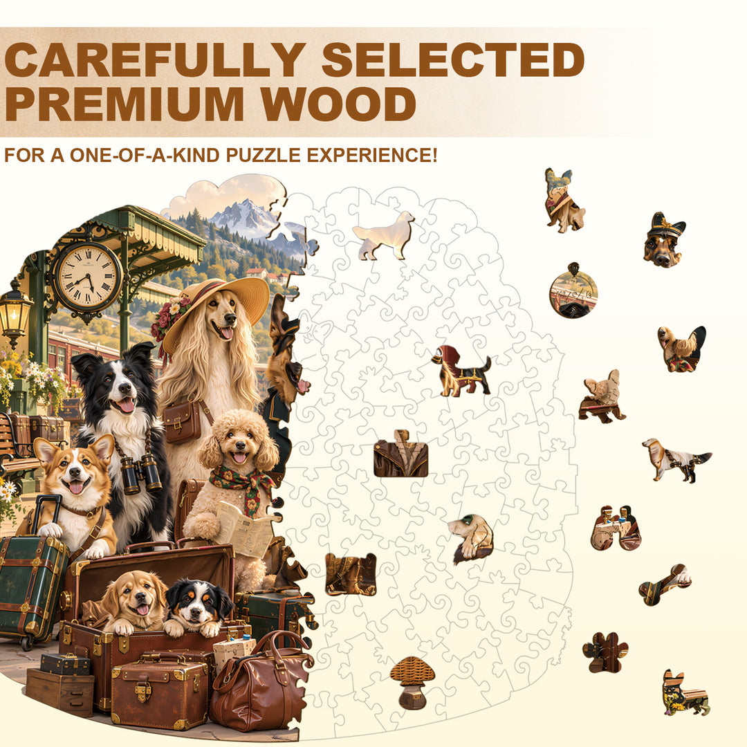 Joyful Journey  Wooden Jigsaw Puzzle