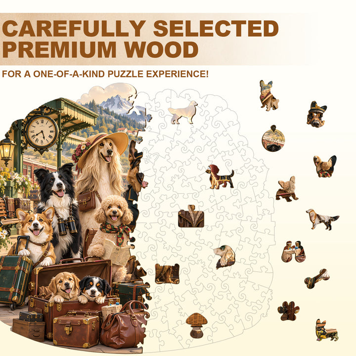 Joyful Journey  Wooden Jigsaw Puzzle