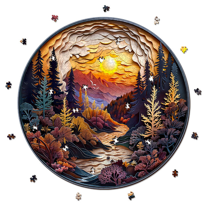 Sunset Forest 1000 Piece Puzzle