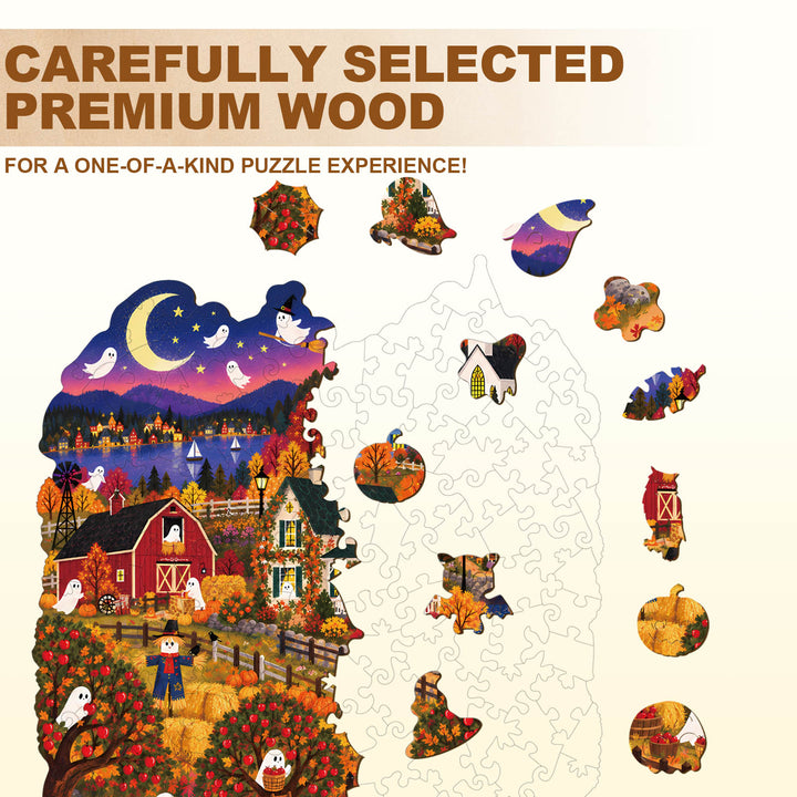 Autumn Story Wooden Jigsaw Puzzle