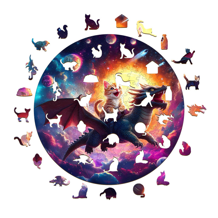 Puzzle en bois Yin Yang Fox-1