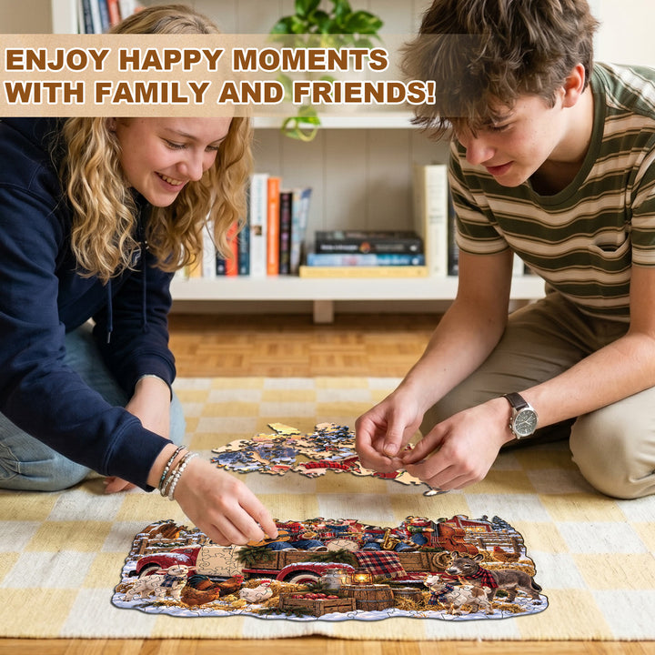 Winter Melody Wooden Jigsaw Puzzle