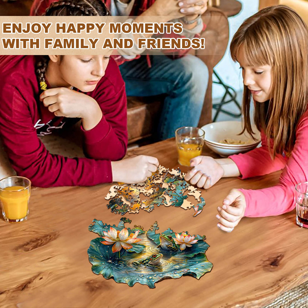 Lotus Serenade-1 Wooden Jigsaw Puzzle