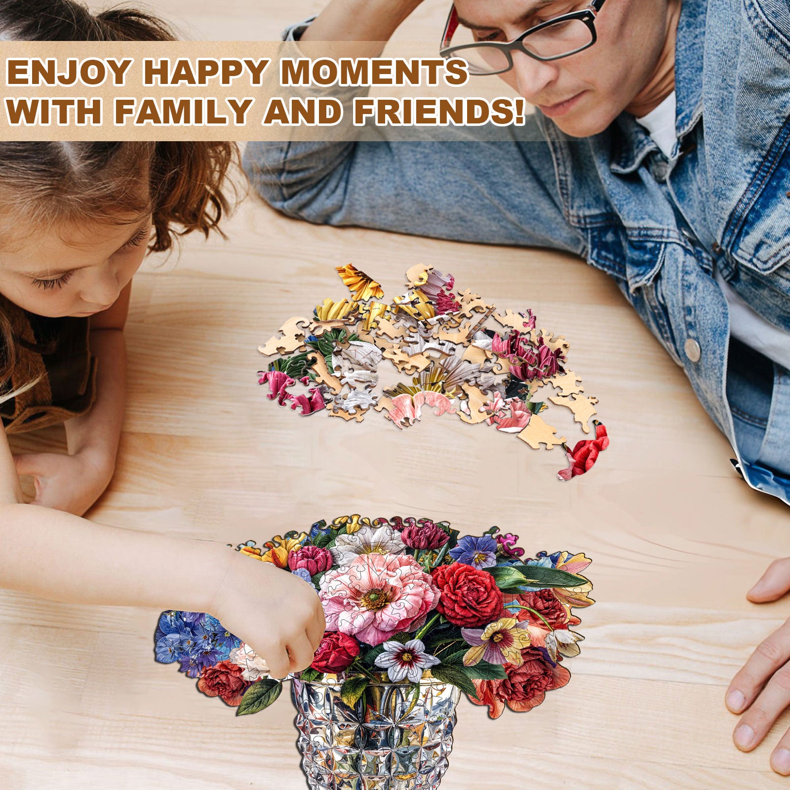 Goblet Bouquet Wooden Jigsaw Puzzle