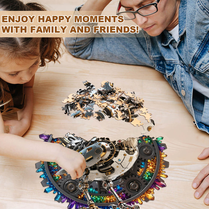 Crystal Mechbird Wooden Jigsaw Puzzle