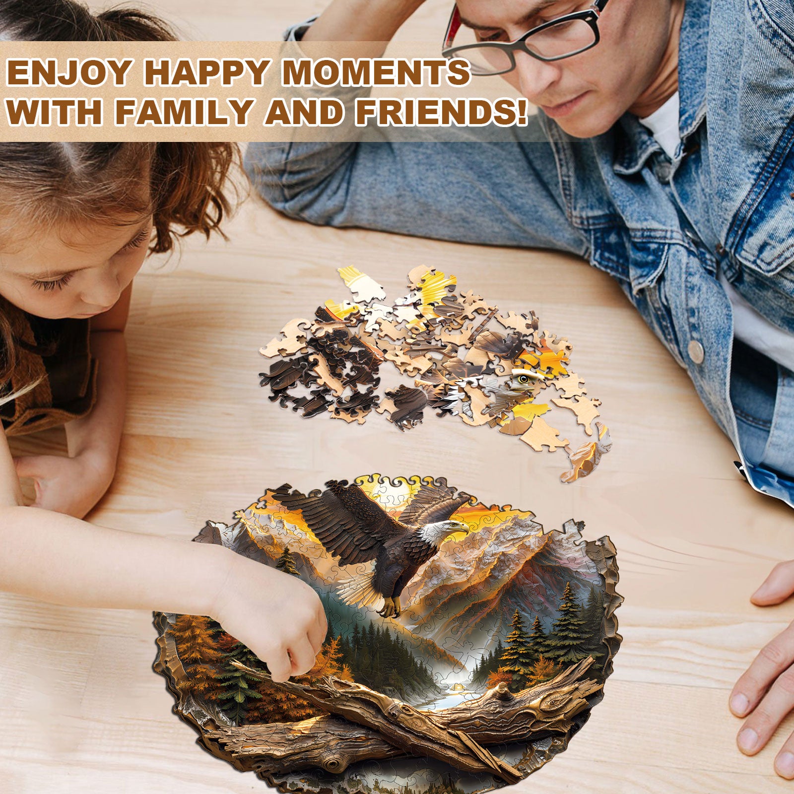 King of the Sky Wooden Jigsaw Puzzle