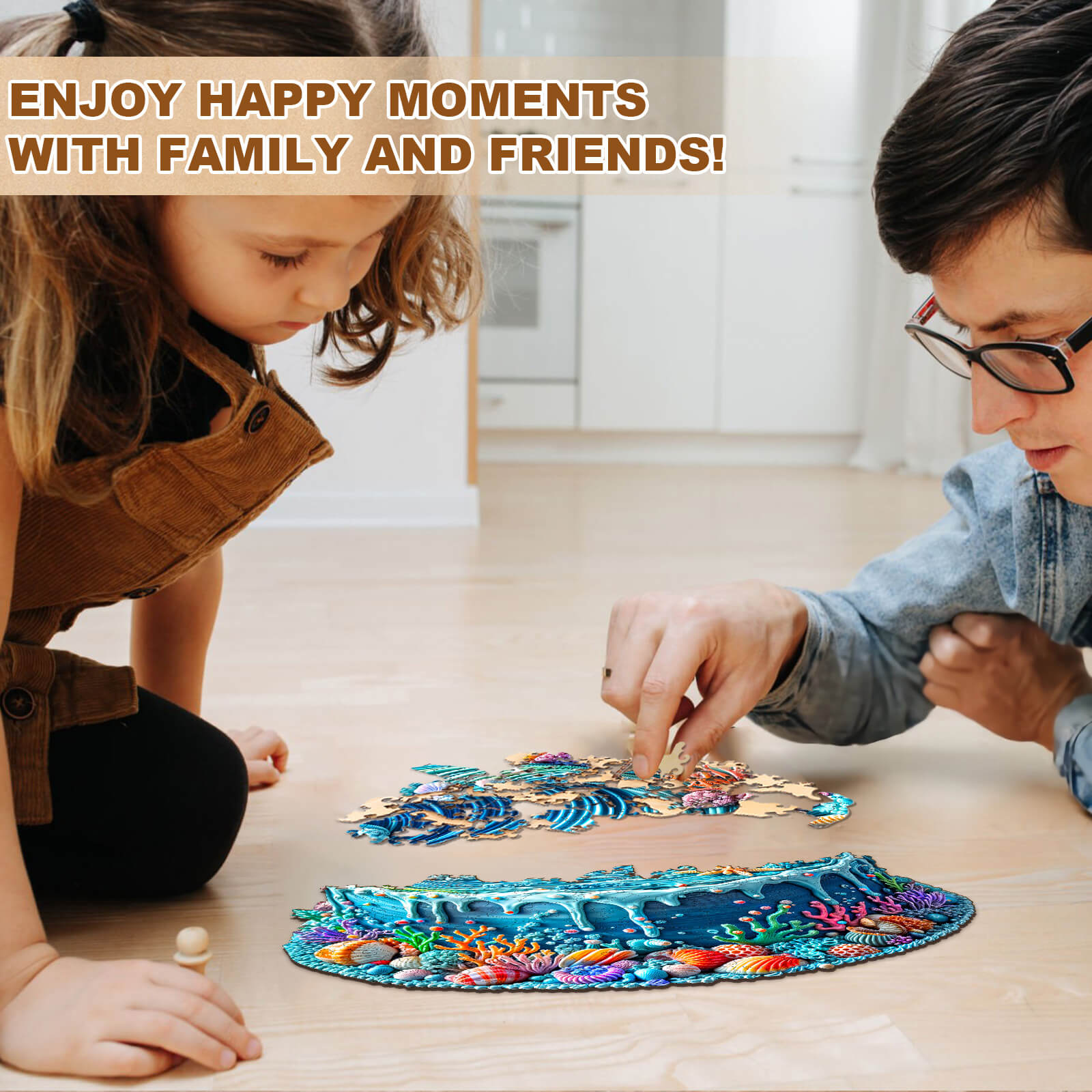 Ocean Cake Holz-Puzzle