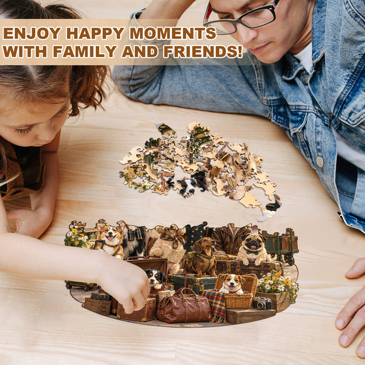 Joyful Journey  Wooden Jigsaw Puzzle
