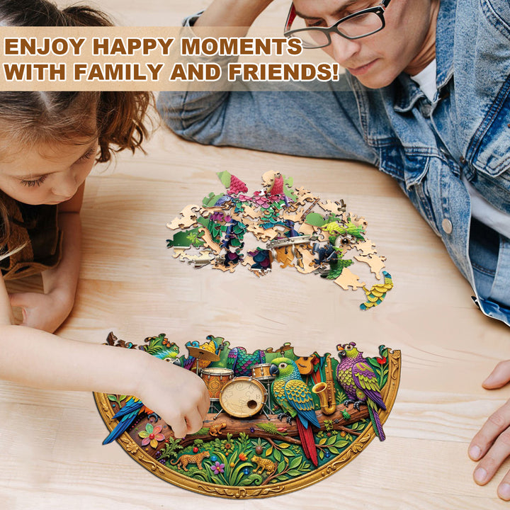 Tropical Rhythm Wooden Jigsaw Puzzle
