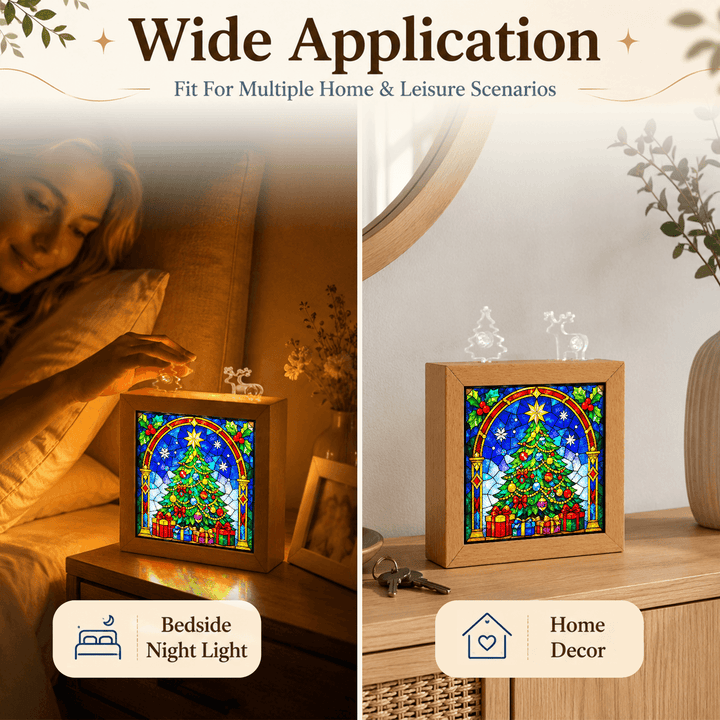 Acrylic Puzzle Night Light - Beautiful Christmas Tree