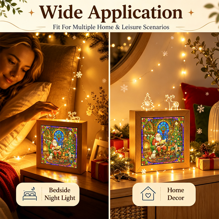 Acrylic Puzzle Night Light -Christmas Night Reading