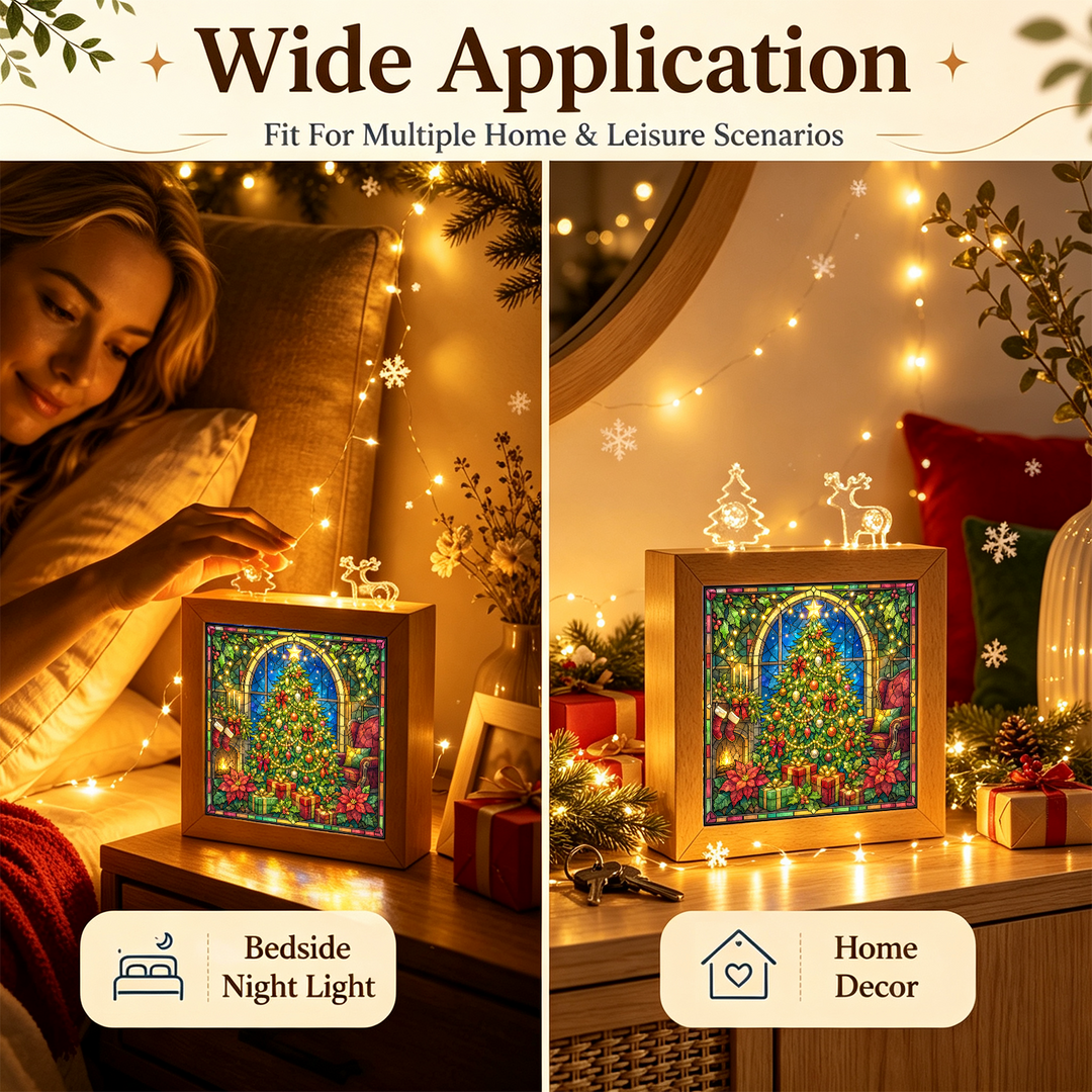 Acrylic Puzzle Night Light - Luminous Christmas Tree