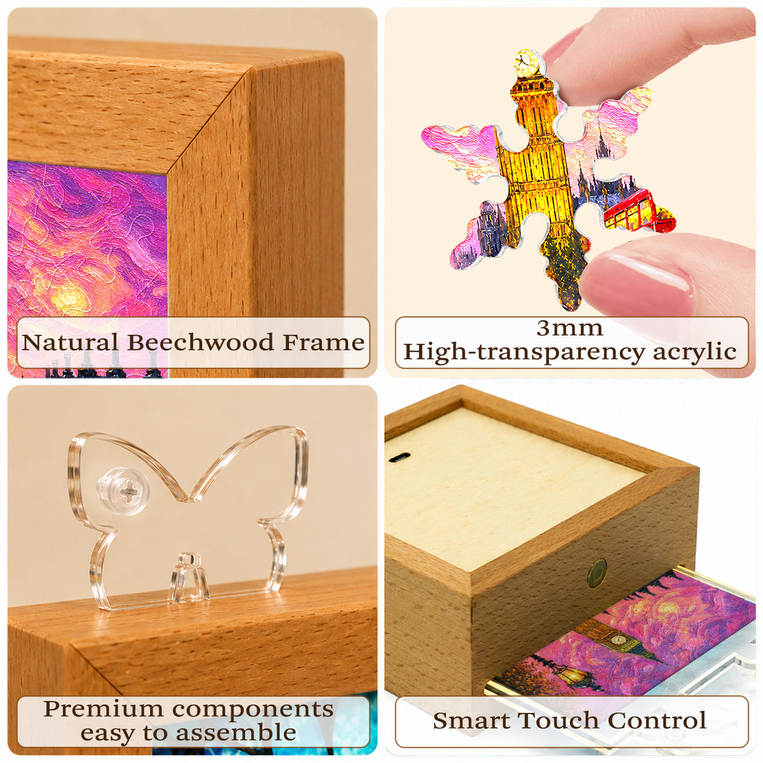 Acrylic Puzzle Night Light - London Twilight