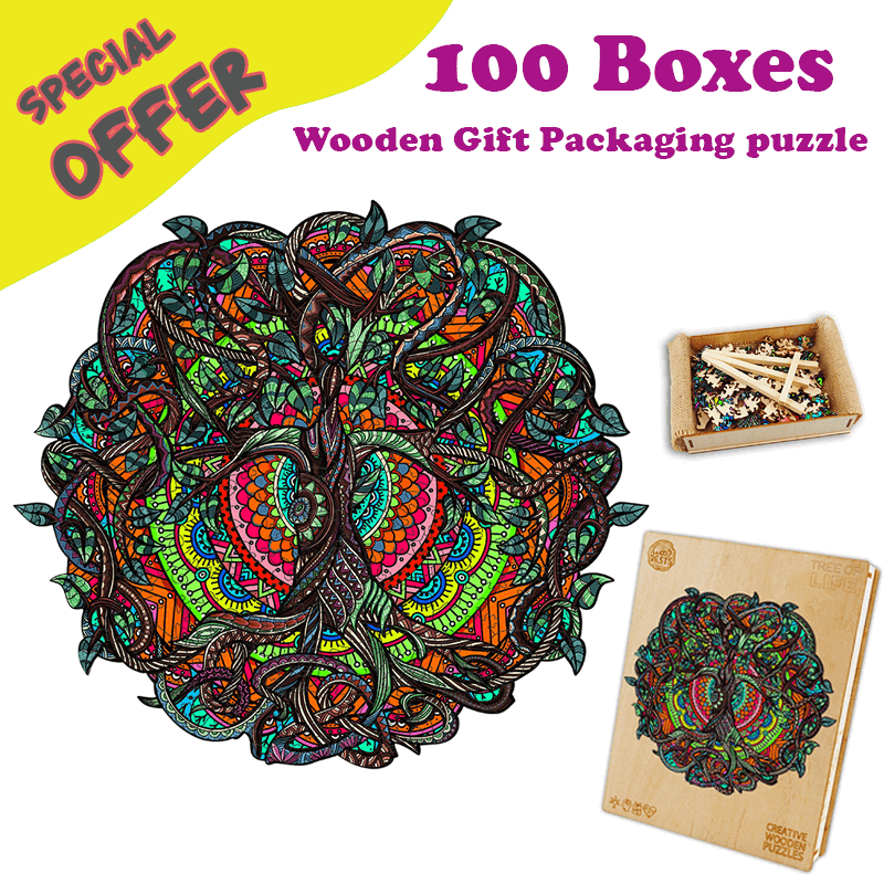 Hurry up!  Only 100 Gift Packaging Puzzles for Special Offer