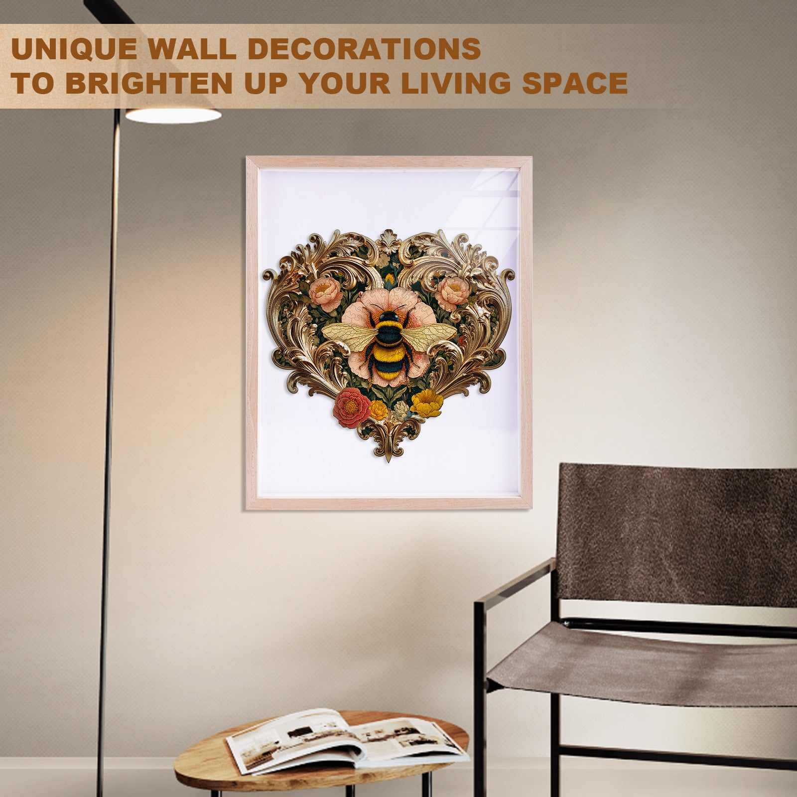 Puzzle en bois Abeille de William Morris