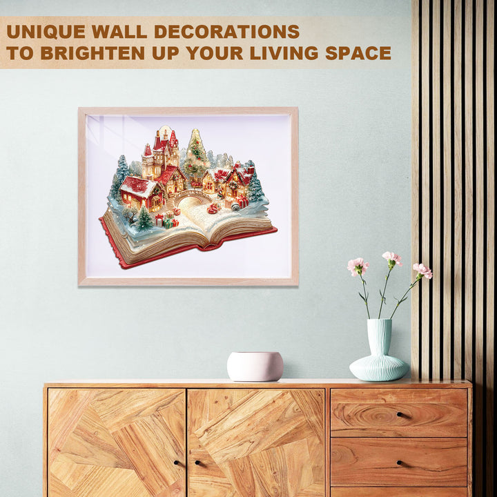 Christmas Pop-up Book Wooden Jigsaw Puzzle