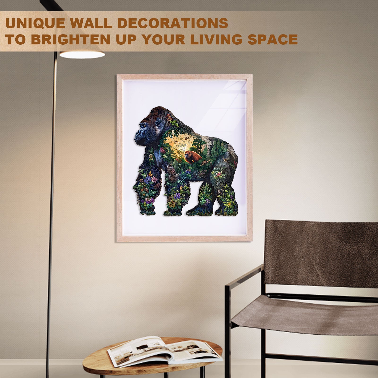 Floral Giant Wooden Jigsaw Puzzle