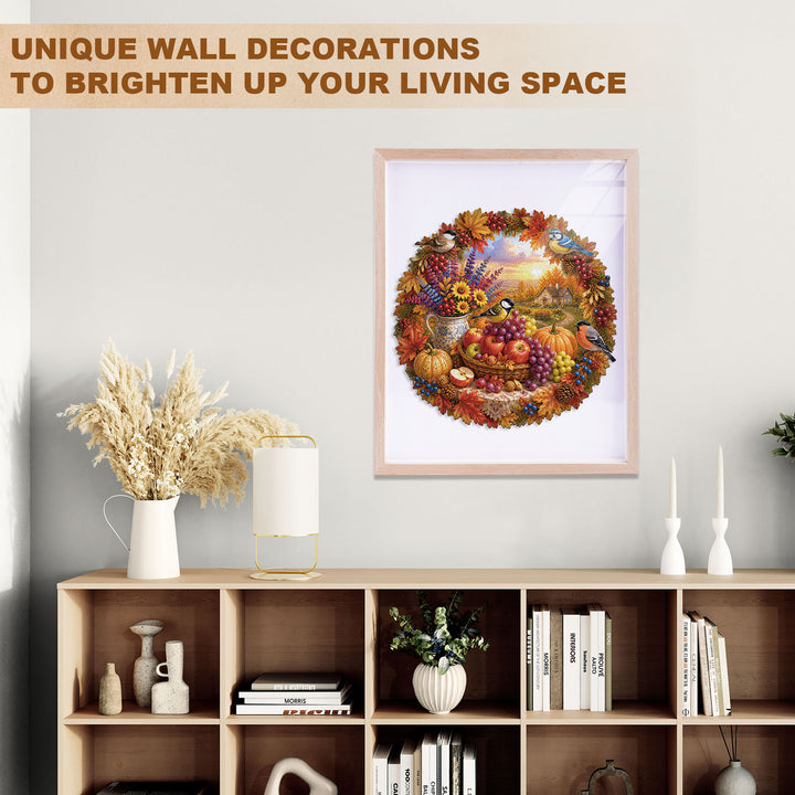 Harvest Hearth Wooden Jigsaw Puzzle