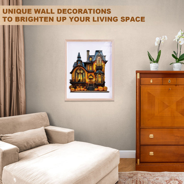 witch's house Wooden Jigsaw Puzzle