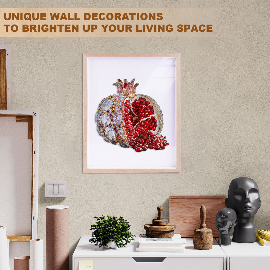 gem pomegranate Wooden Jigsaw Puzzle