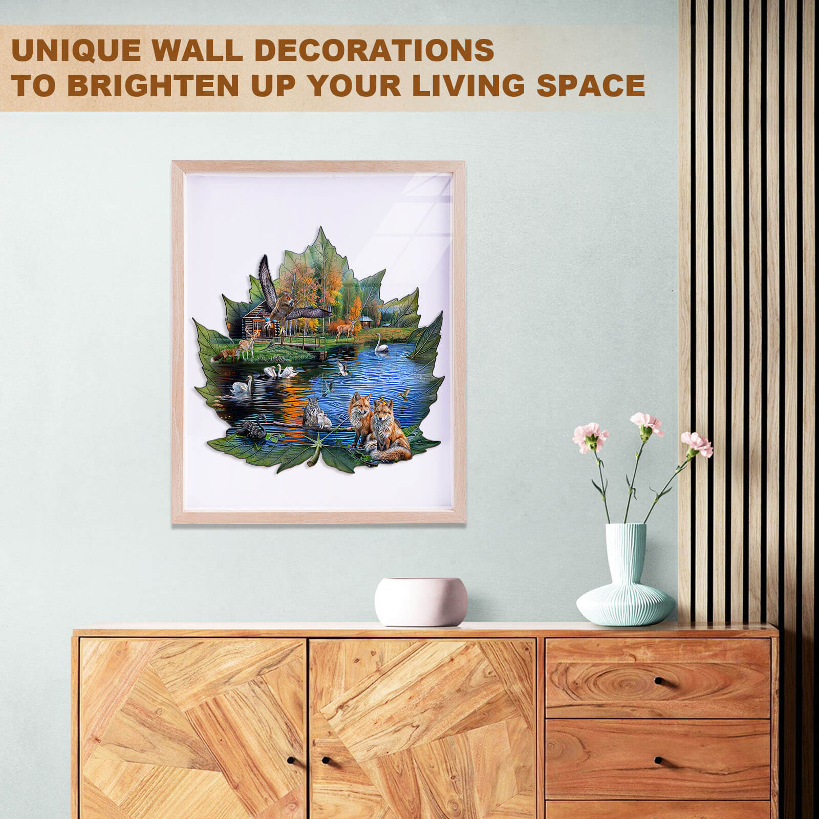 Night Lake Wooden Jigsaw Puzzle