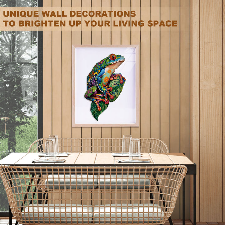 Frog Scout Wooden Jigsaw Puzzle