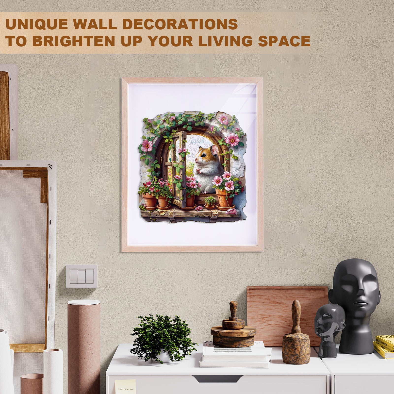 Spring Visitor Wooden Jigsaw Puzzle