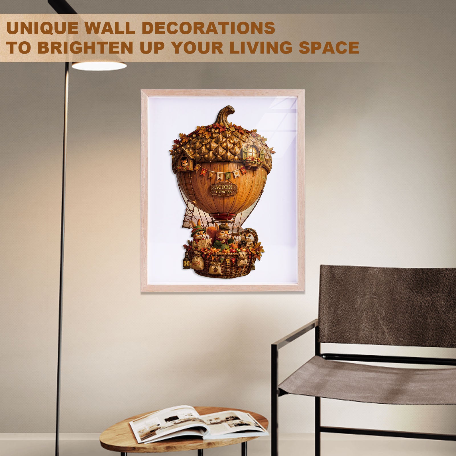 Acorn Airship Wooden Jigsaw Puzzle