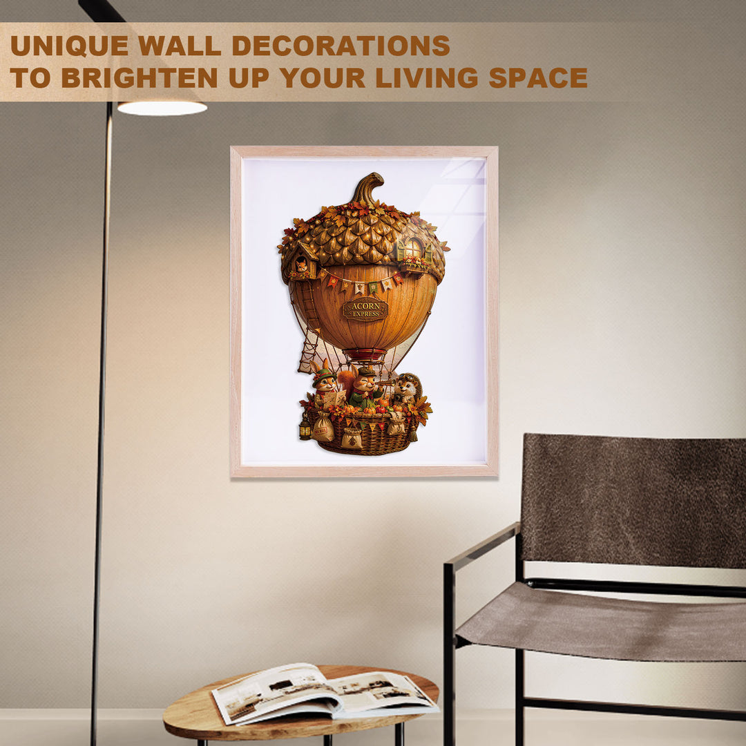 Acorn Airship Wooden Jigsaw Puzzle