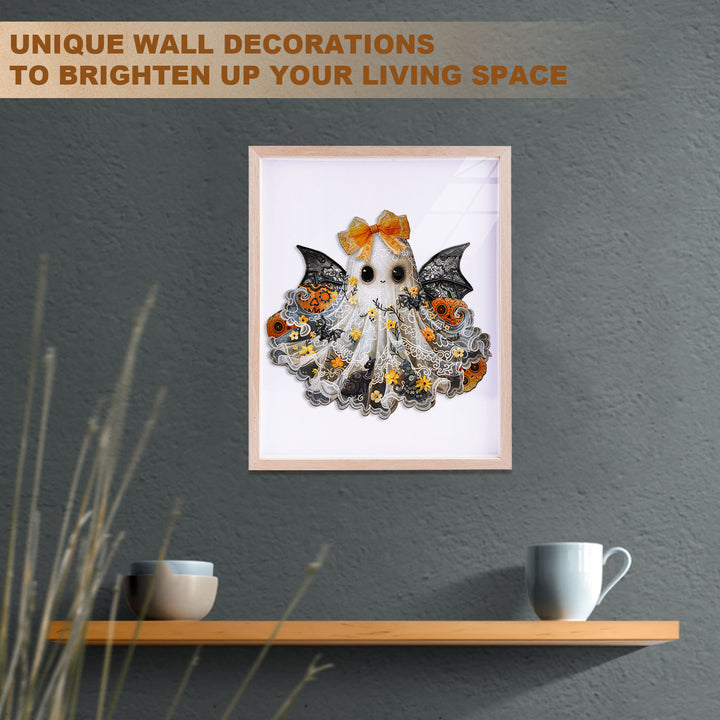 Little Miss Ghost Wooden Jigsaw Puzzle