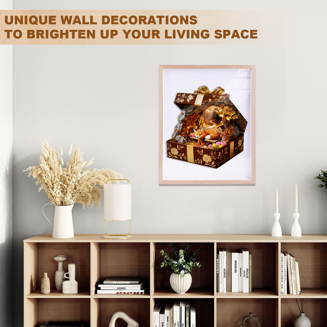 Autumn Trail Fox Wooden Jigsaw Puzzle