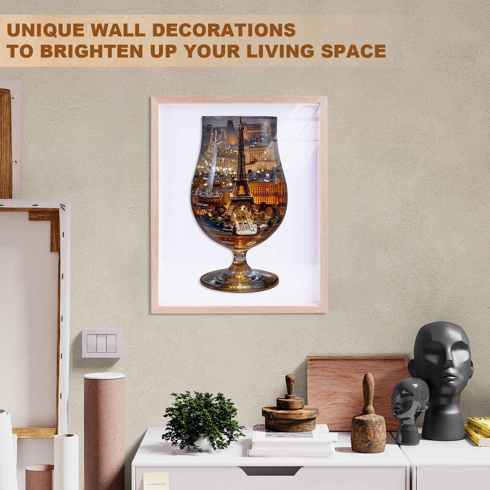 Paris Glow Wooden Jigsaw Puzzle