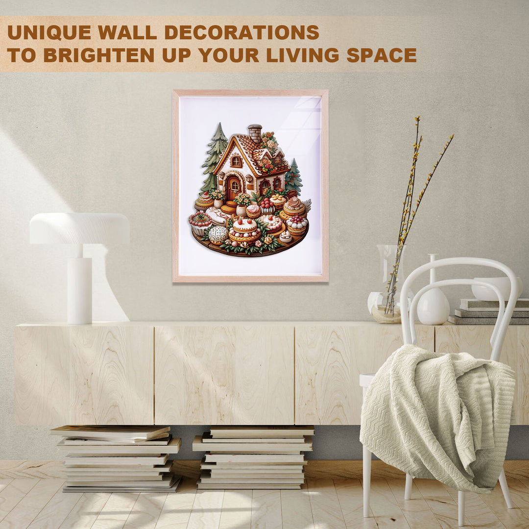 sweet house Wooden Jigsaw Puzzle