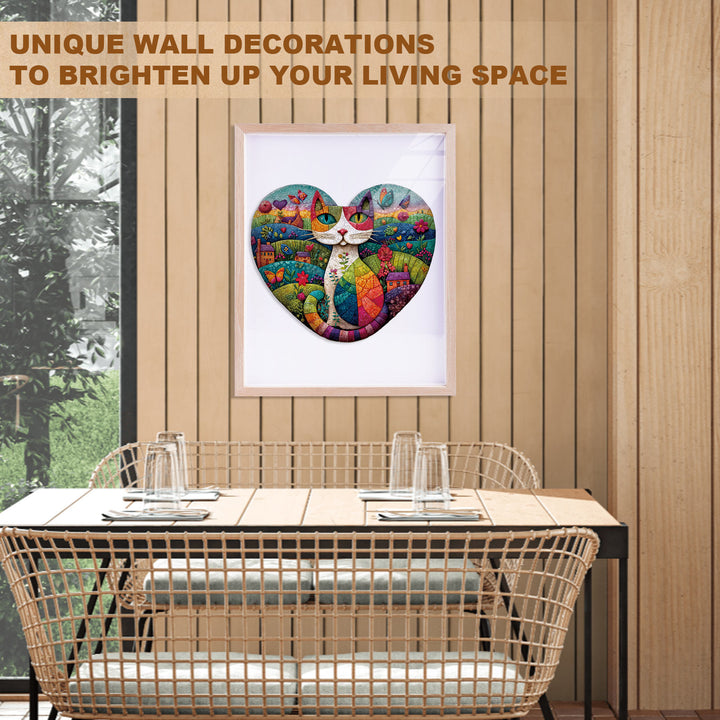 Mosaic Meadow Wooden Jigsaw Puzzle